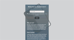 Desktop Screenshot of cloudservers1.com